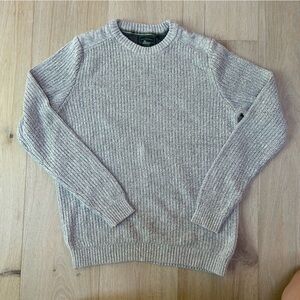 G.H. Bass & Co. Gray Sweater long sleeve Women’s size Medium Pull Over Ribbed